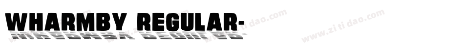 Wharmby Regular字体转换
